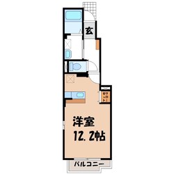 蒲須坂駅 徒歩28分 1階の物件間取画像